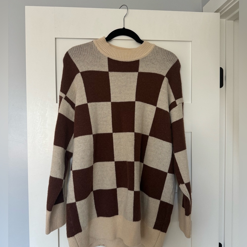 12th Tribe checkered sweater
